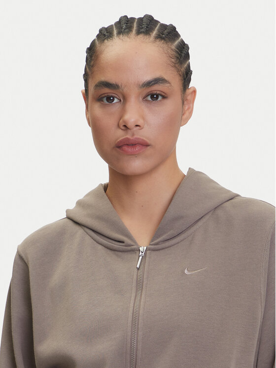 Nike Nike Mikina Chill Terry FN2415 Hnedá Relaxed Fit
