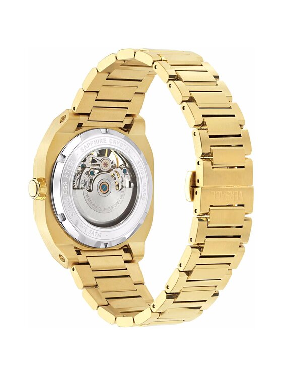 Versace Versace Zegarek VE0I00425 Złoty