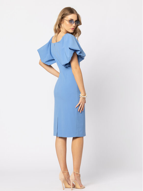 LIDIA KALITA LIDIA KALITA Sukienka koktajlowa Meghan Niebieski Slim Fit