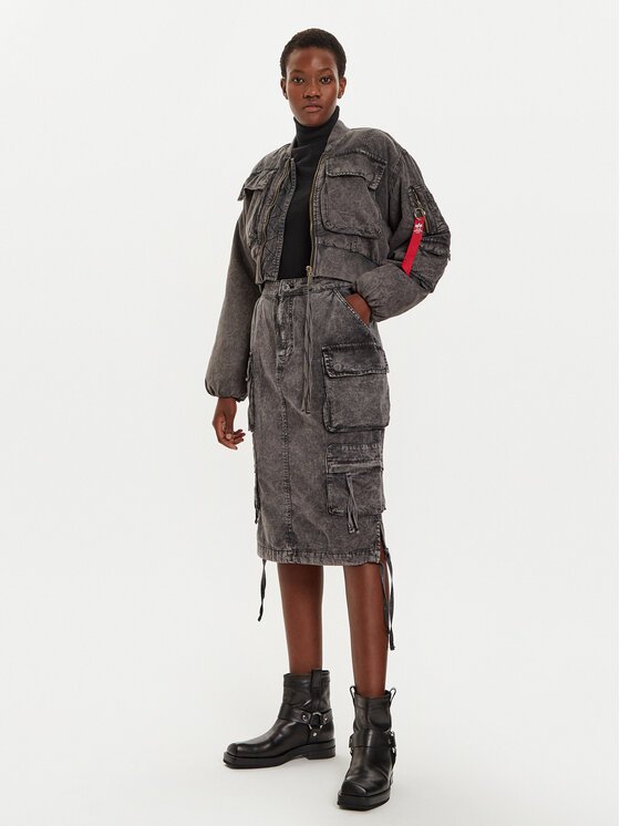 Alpha Industries Alpha Industries Bomber 148008 Siva Regular Fit