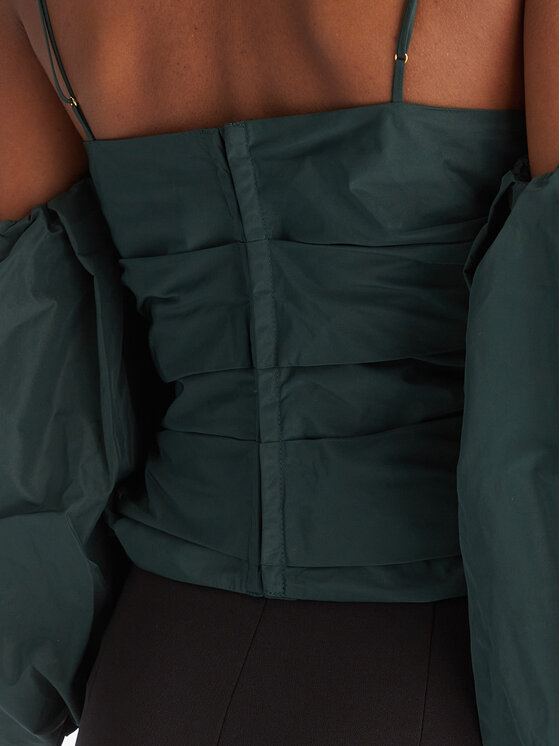 PINKO PINKO Bluză Pallottoliere 105552 Y3LE Verde Regular Fit