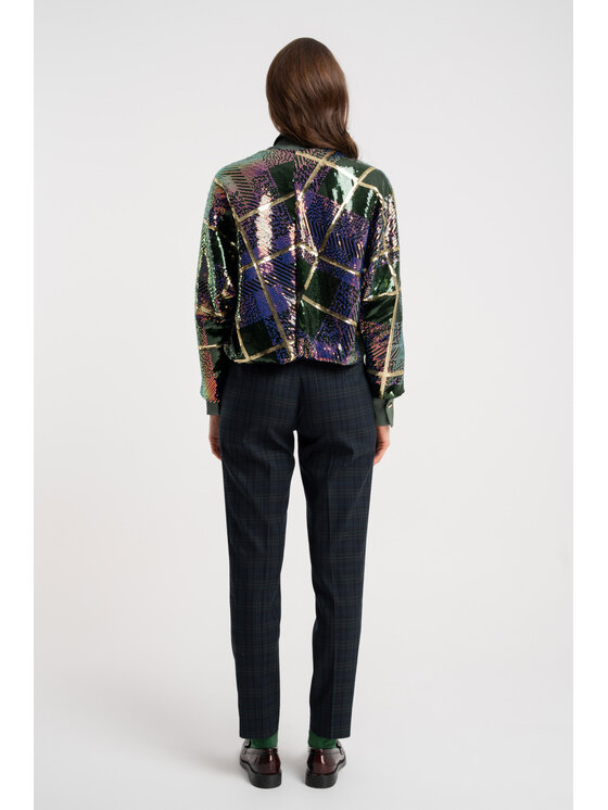 CLICK CLICK Μπόμπερ μπουφάν 71-0001 Έγχρωμο Regular Fit