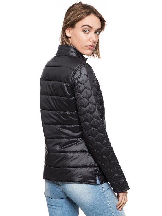 Wrangler Wrangler Kurtka damska REVERSIBLE JACKET Niebieski Slim Fit