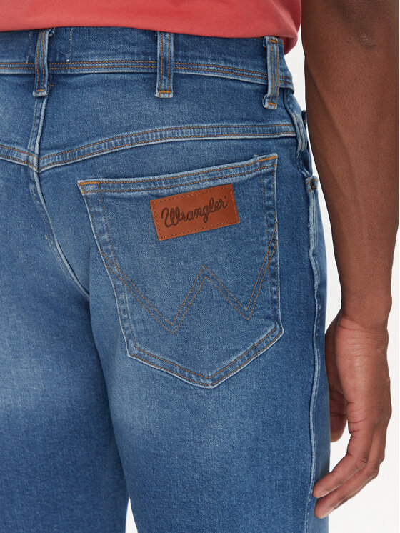 Wrangler Wrangler Szorty jeansowe Texas 112362505 Niebieski Regular Fit