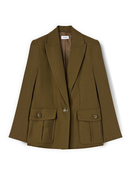 Motivi Motivi Giacca di transizione Q774Q001008N035 Verde Regular Fit