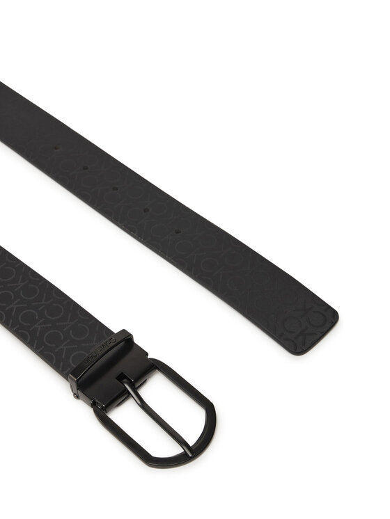 Calvin Klein Calvin Klein Чоловічий ремінь Adj Casual Round Mono 35Mm K50K513038 Чорний