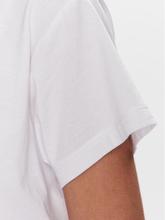 DKNY Sport DKNY Sport Marškinėliai DP3T8782 Balta Classic Fit