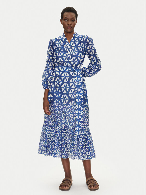 Iconique Iconique Φόρεμα καλοκαιρινό IC25-089 Μπλε Relaxed Fit