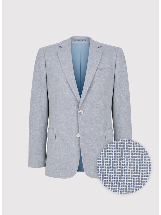 Pako Lorente Pako Lorente Marynarka P26SF-3X-019 Niebieski Slim Fit