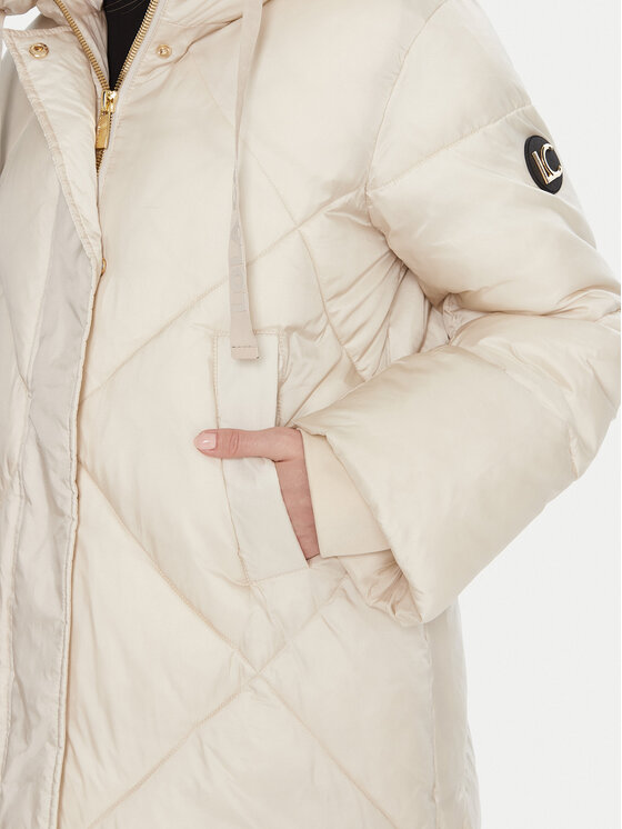 Lola Casademunt by Maite Lola Casademunt by Maite Žieminis paltas LF2501002 Smėlio Relaxed Fit