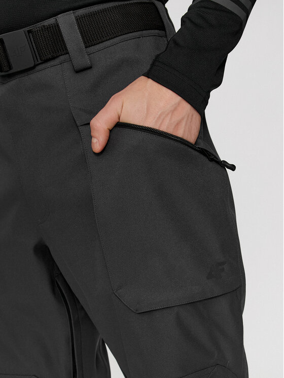 4F 4F Skihose 4FAW23TFTRM403 Grau Regular Fit