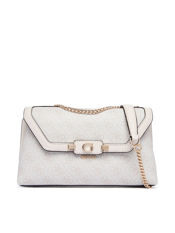 Guess Guess Дамска чанта Lindsey HWSG97 49210 Кремав