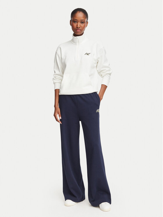 Lacoste Lacoste Džemperis SF8504 Kreminė Relaxed Fit