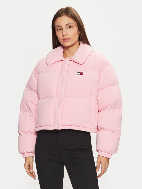 Tommy Jeans Tommy Jeans Pehelykabát DW0DW20390 Rózsaszín Regular Fit