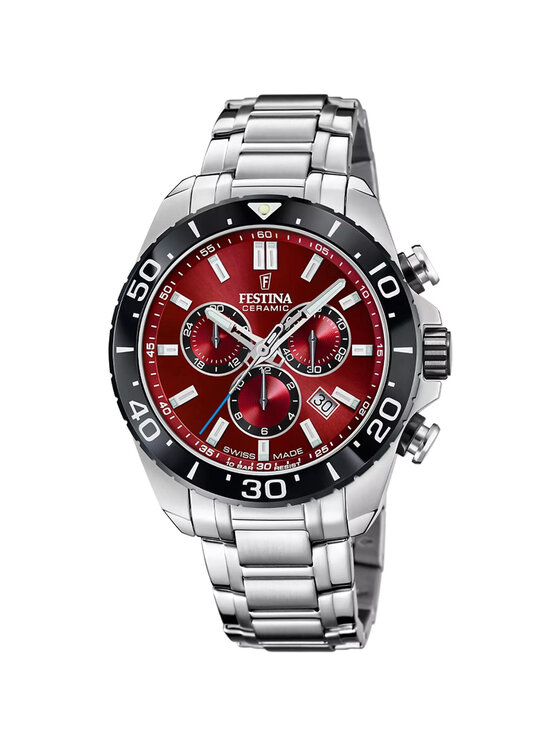 Festina Festina Zegarek F20042-5 Srebrny