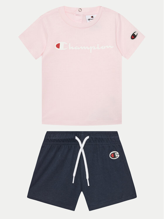 Champion Súprava Tričko a šortky 307055 Farebná Regular Fit