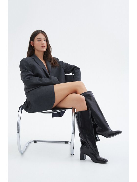 Estro Estro Μπότες ER00113574 Μαύρο