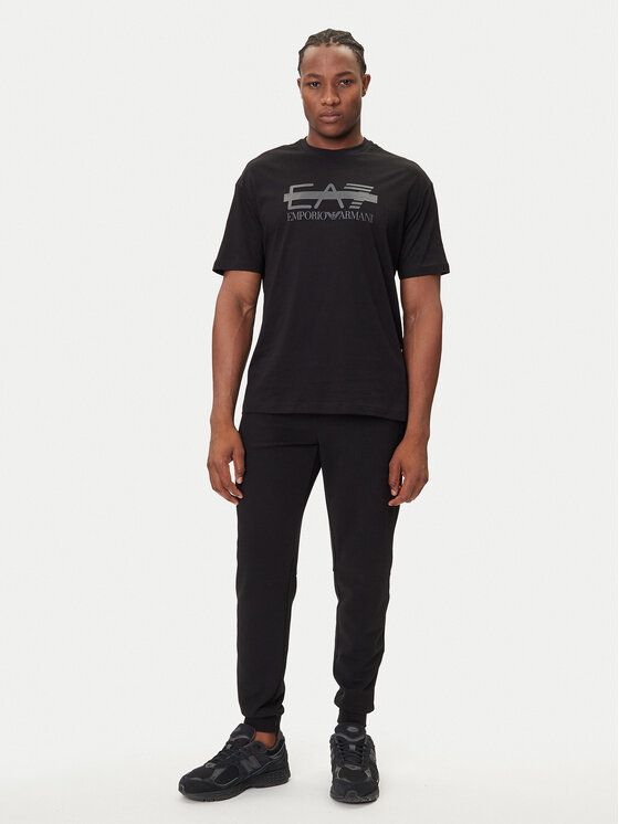 EA7 Emporio Armani EA7 Emporio Armani T-Shirt 7M001129 AF10375 UC001 Czarny Modern Fit