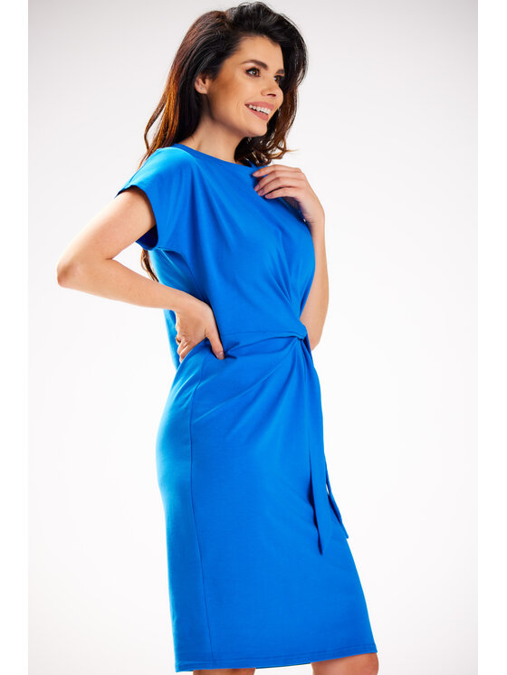 Infinite You Infinite You Sukienka letnia M302 Niebieski Basic Fit