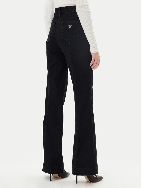 Guess Guess Jeansy W5RA0P D4PZ1 Czarny Skinny Fit
