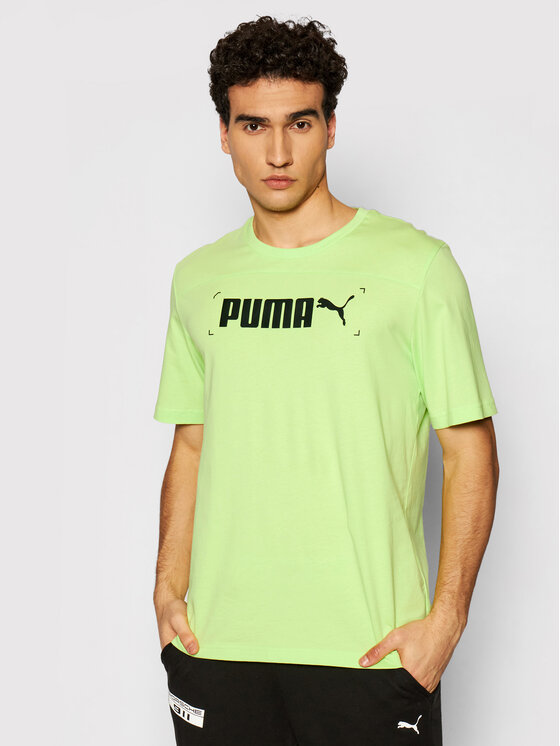 Puma Tricou Nu-Tility Graphic Tee 583487 Verde Regular Fit