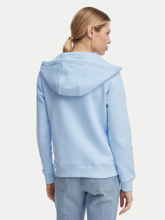Tommy Jeans Tommy Jeans Mikina Flag DW0DW19729 Svetlo modrá Regular Fit