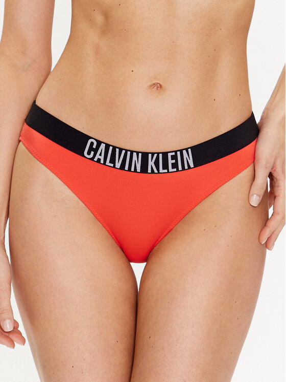 Calvin Klein Swimwear Bikini apakšdaļa KW0KW01983 Oranžs