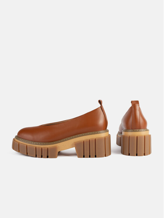 L37 L37 Ballerine SLOW DOWN BABY Marrone