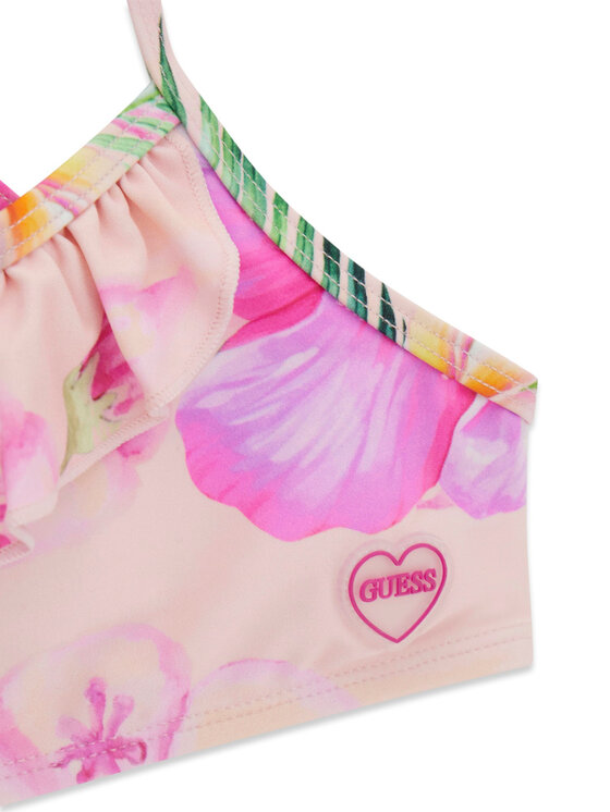 Guess Guess Strój kąpielowy J6GZ34 MC052 Różowy