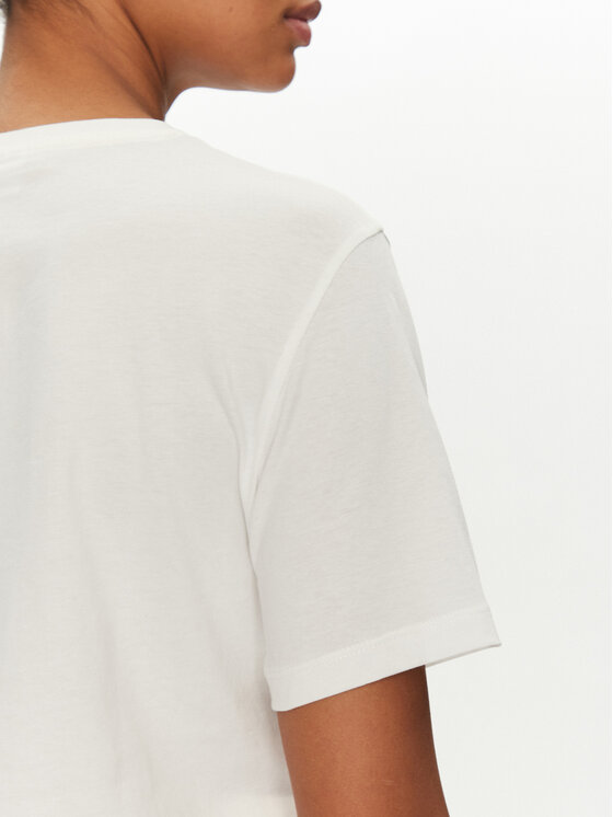Vila Vila T-shirt Sybil 14108062 Bijela Regular Fit