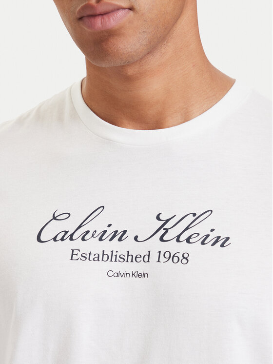 Calvin Klein Jeans Calvin Klein Jeans T-Shirt Script LV04RH830G Λευκό Regular Fit