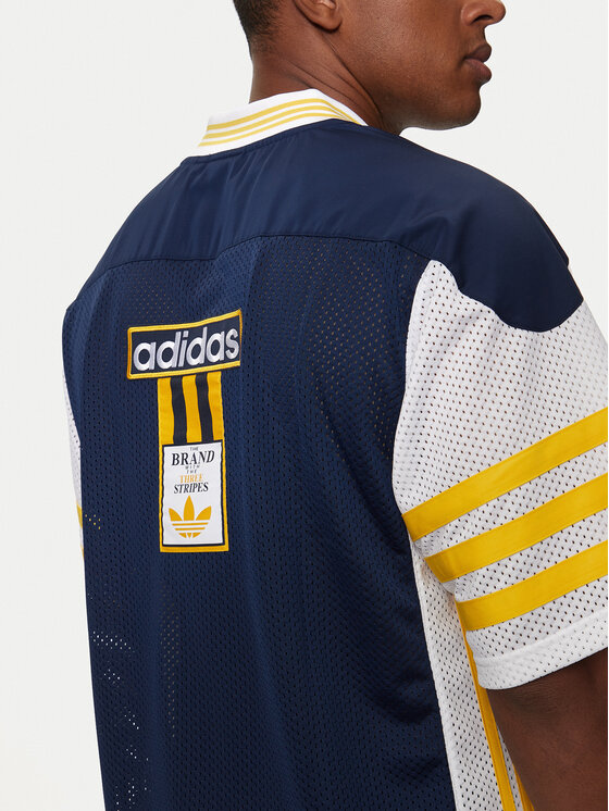 adidas adidas Marškinėliai adicolor Adibreak IU2361 Tamsiai mėlyna Loose Fit