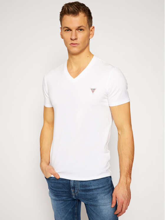 Guess Guess Футболка M1RI32 J1311 Білий Super Slim Fit