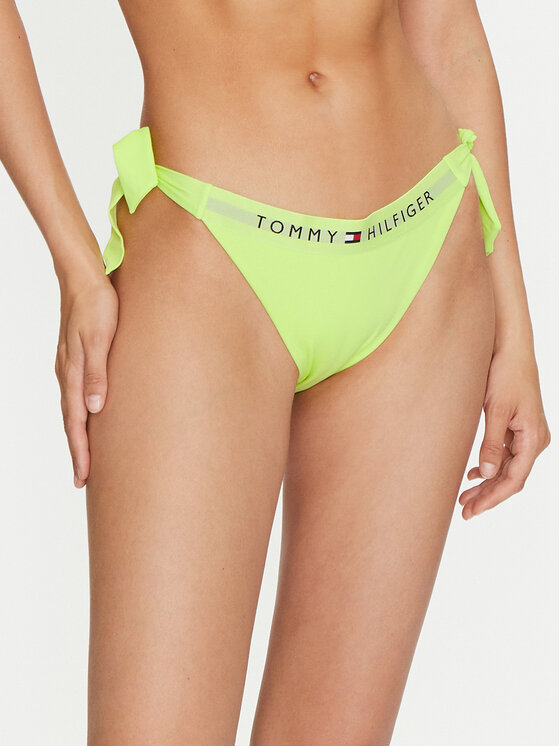 Tommy Hilfiger Bikini apakšdaļa UW0UW04497 Zaļš