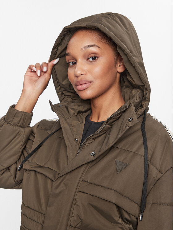 Guess Guess Bunda pro přechodné období V2BL09 WF330 Hnědá Regular Fit