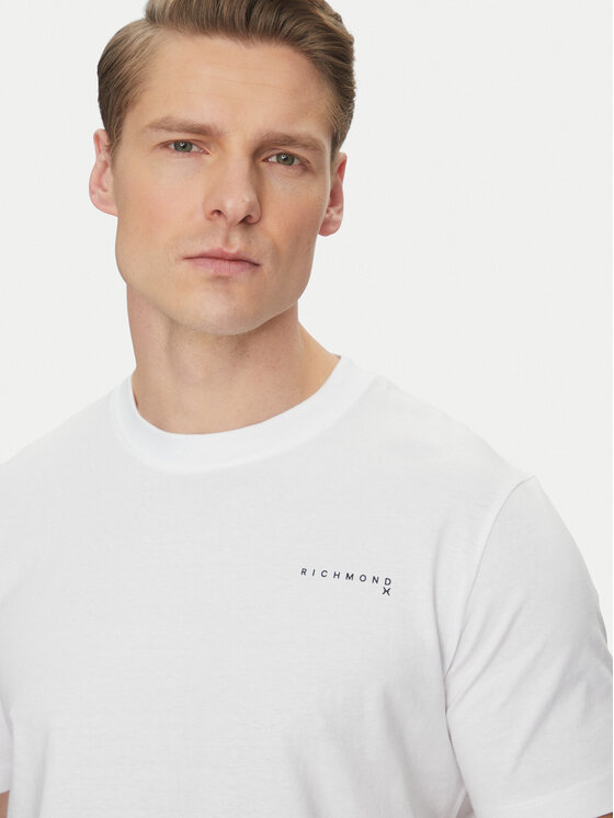 Richmond X Richmond X Marškinėliai Alipo UMA24144TS Balta Regular Fit