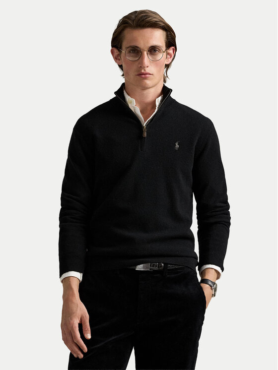 Polo Ralph Lauren Polo Ralph Lauren Sweater 710876756002 Fekete Regular Fit