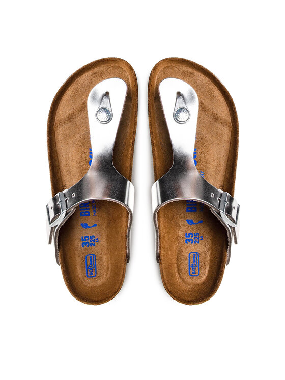 Birkenstock Birkenstock В'єтнамки Gizeh Bs 1003675 Срібний