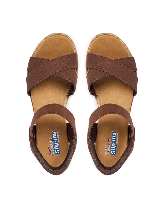 Skechers Skechers Sandalen BOBS Desert Kiss - Golden Lily 114418/CHOC Braun