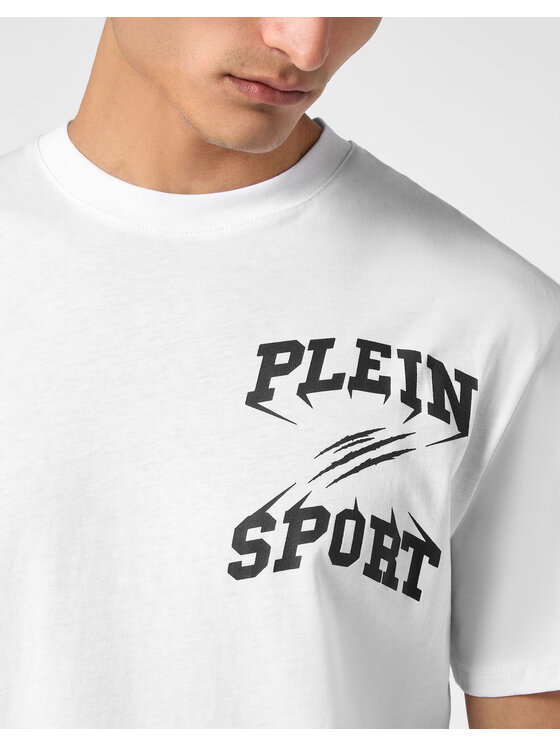 Plein Sport Plein Sport T-Shirt 14271 Biały Regular Fit