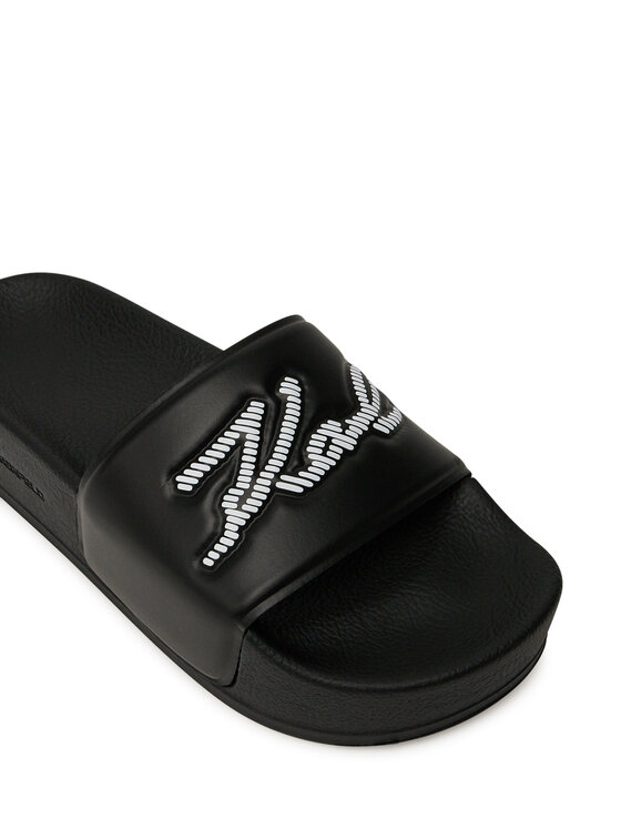 KARL LAGERFELD KARL LAGERFELD Natikače Kondo Maxi KL80872 Crna