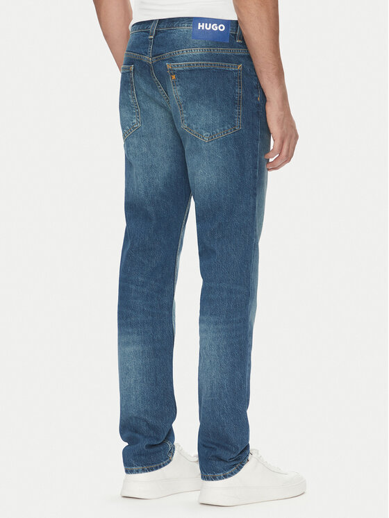 HUGO HUGO Blugi Ash 50541564 Albastru Slim Fit