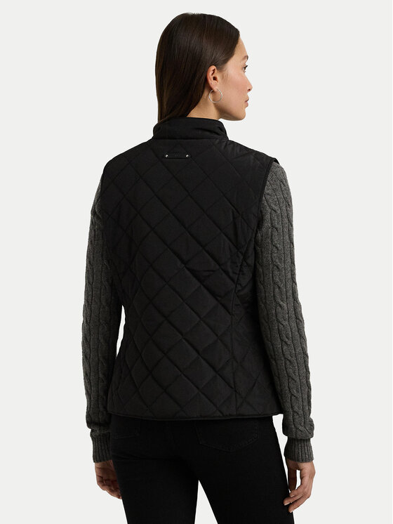 LAUREN RALPH LAUREN LAUREN RALPH LAUREN Αμάνικο Μπουφάν 297951276005 Μαύρο Straight Fit