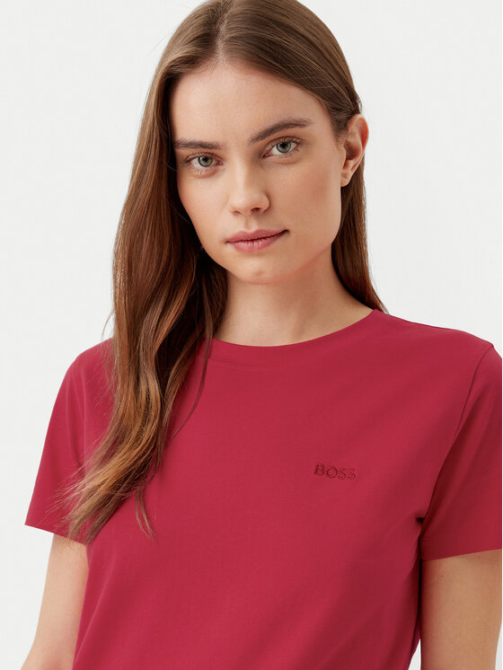 BOSS BOSS Póló C_Esogo_1 50506973 Rózsaszín Slim Fit
