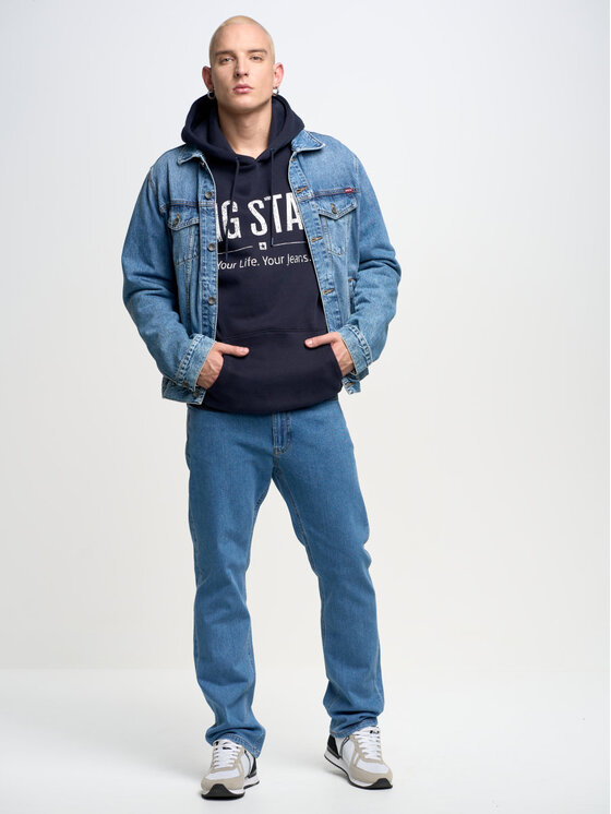 BIG STAR BIG STAR Bluza ashlyno_403 Granatowy Regular Fit