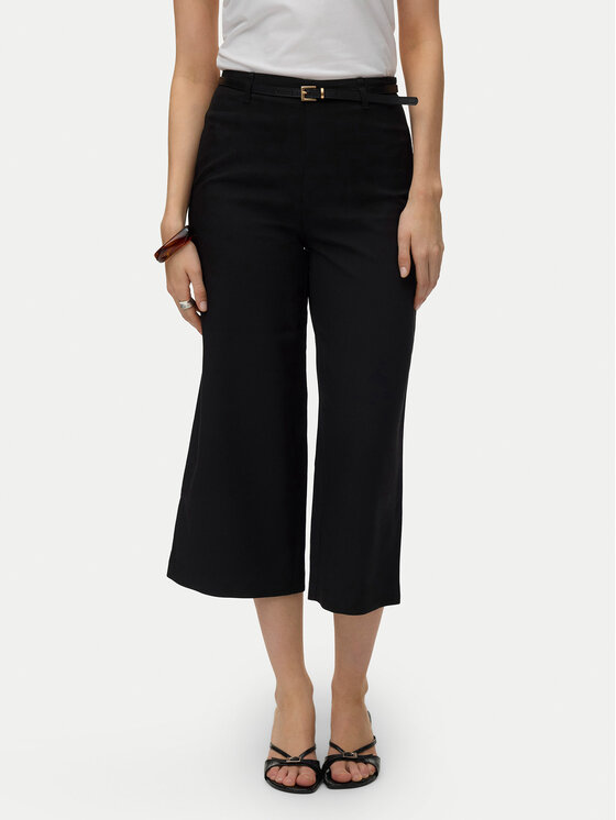 Vero Moda Pantaloni culotte Elma 10339926 Negru Wide Leg