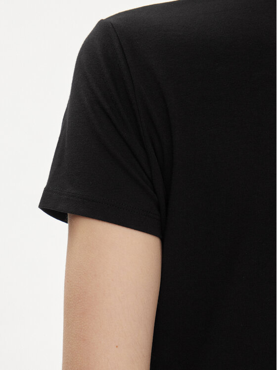 Liu Jo Liu Jo Tricou TA4202 JS003 Negru Regular Fit