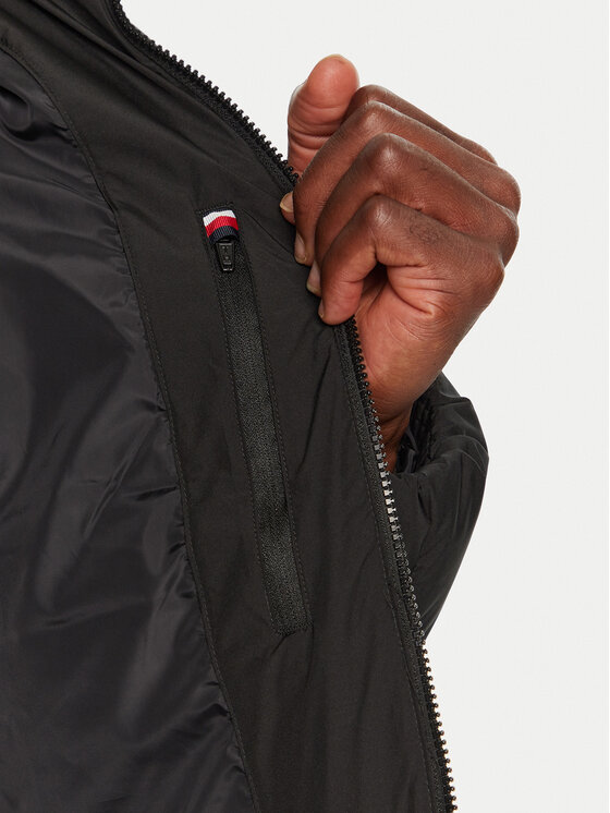 Tommy Hilfiger Tommy Hilfiger Μπουφάν πουπουλένιο MW0MW36666 Μαύρο Regular Fit