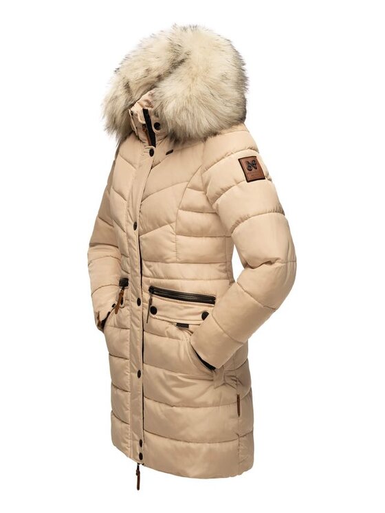Navahoo Navahoo Kurtka zimowa Paula princess Beżowy Casual Fit