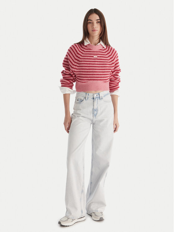Tommy Jeans Tommy Jeans Jeansy Claire DW0DW21378 Niebieski Wide Leg
